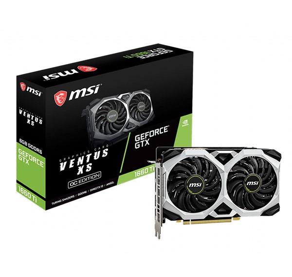 MSI GeForce® GTX 1660 Ti Ventus XS OC 6GB DDR6 192BIT Videocard